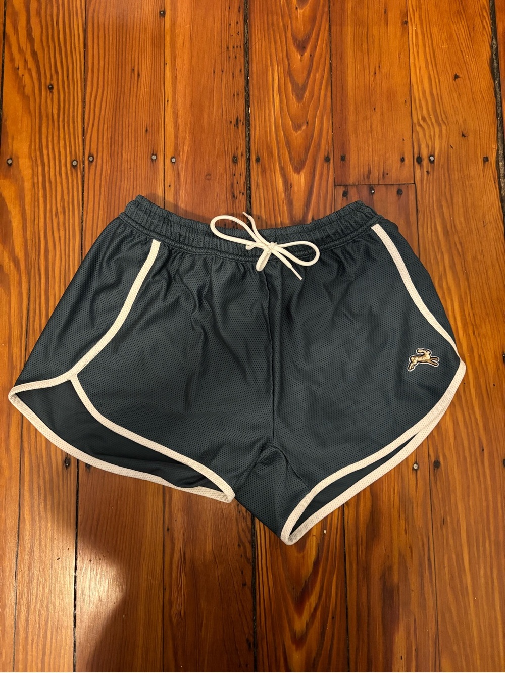 Tracksmith Blue/Green Van Cortlandt Shorts
